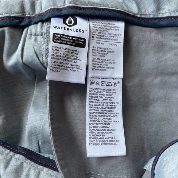 Men’s Dockers Light Gray Supreme Flex Cotton Blend Short in size 38. - Picture 6 of 10